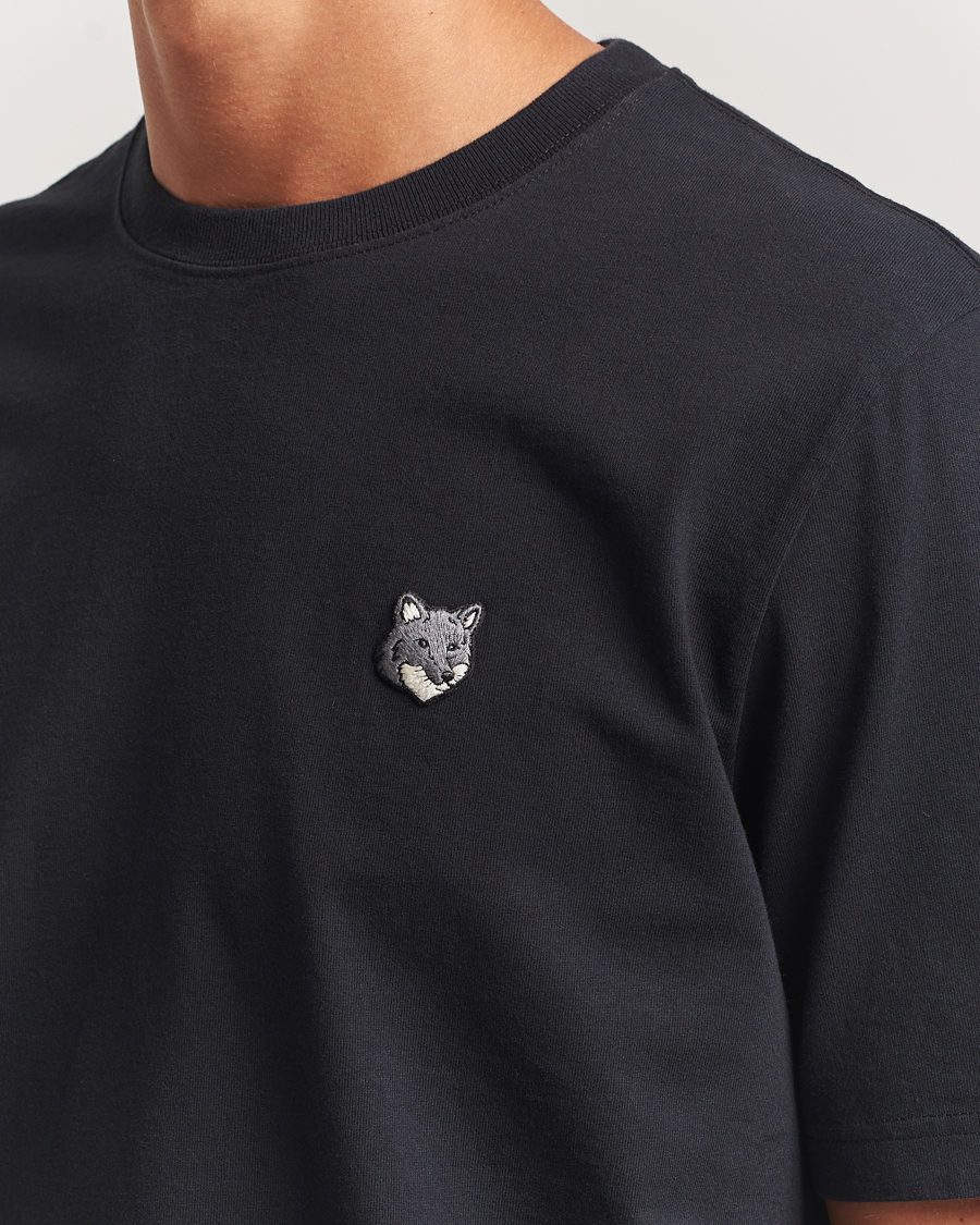 Herre | T-Shirts | Maison Kitsuné | Grey Fox Head T-Shirt Black