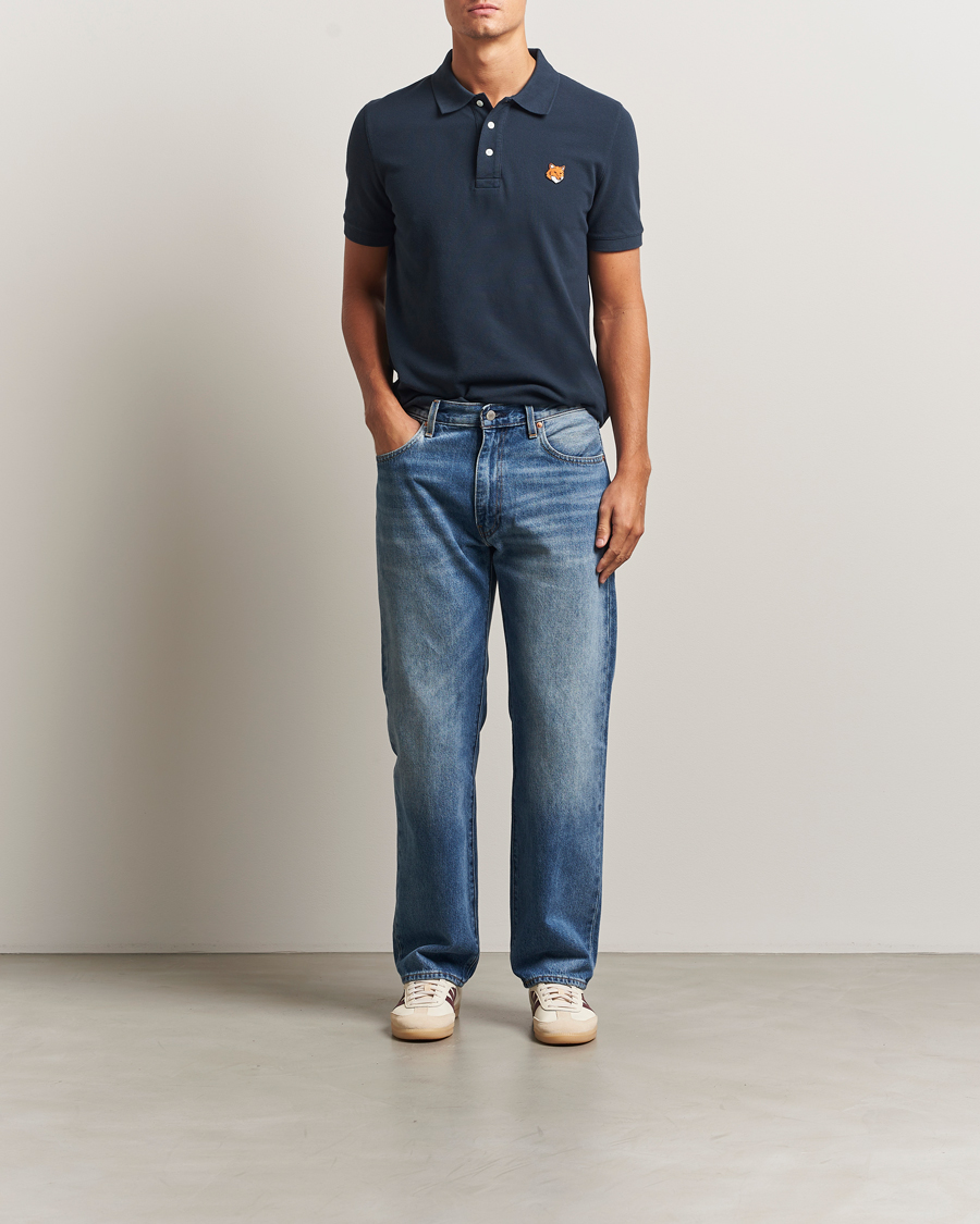 Herre | Polotrøjer | Maison Kitsuné | Fox Head Polo Classic Navy