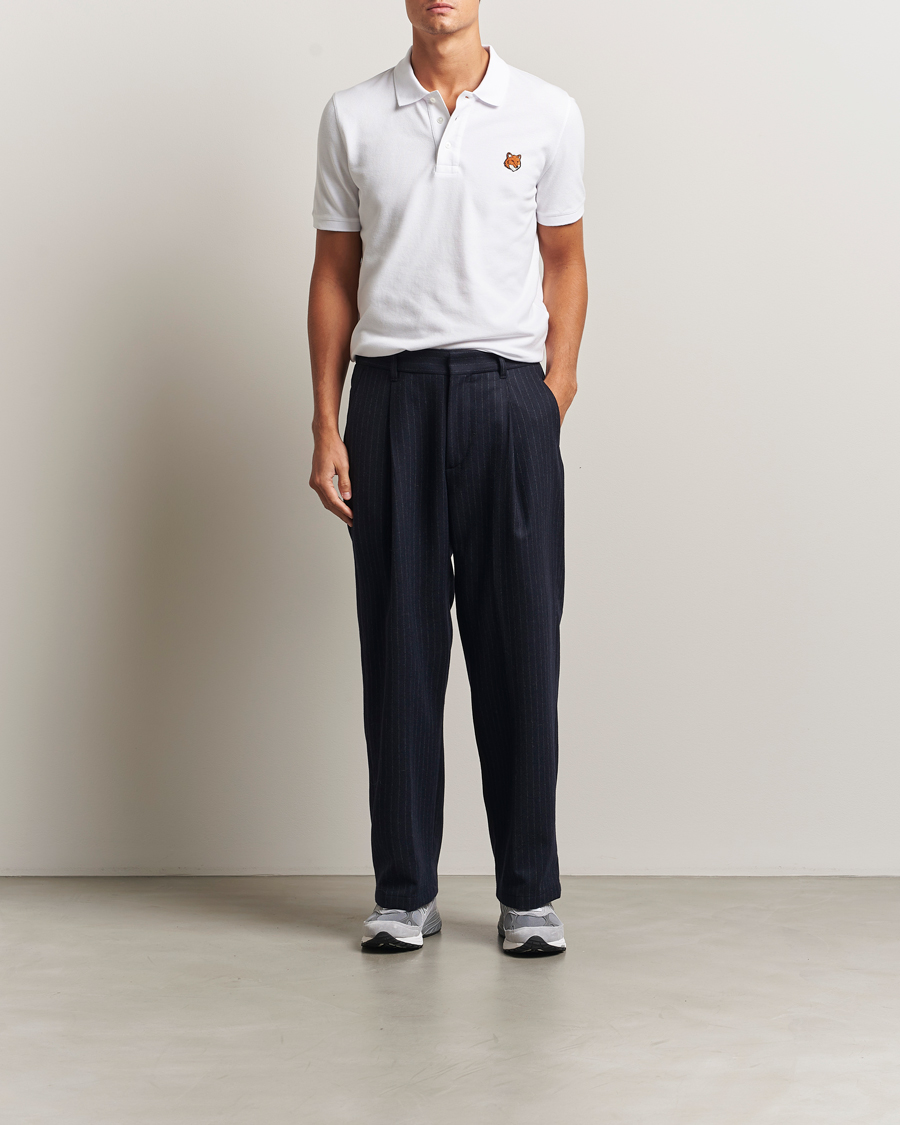 Herre | Polotrøjer | Maison Kitsuné | Fox Head Polo White