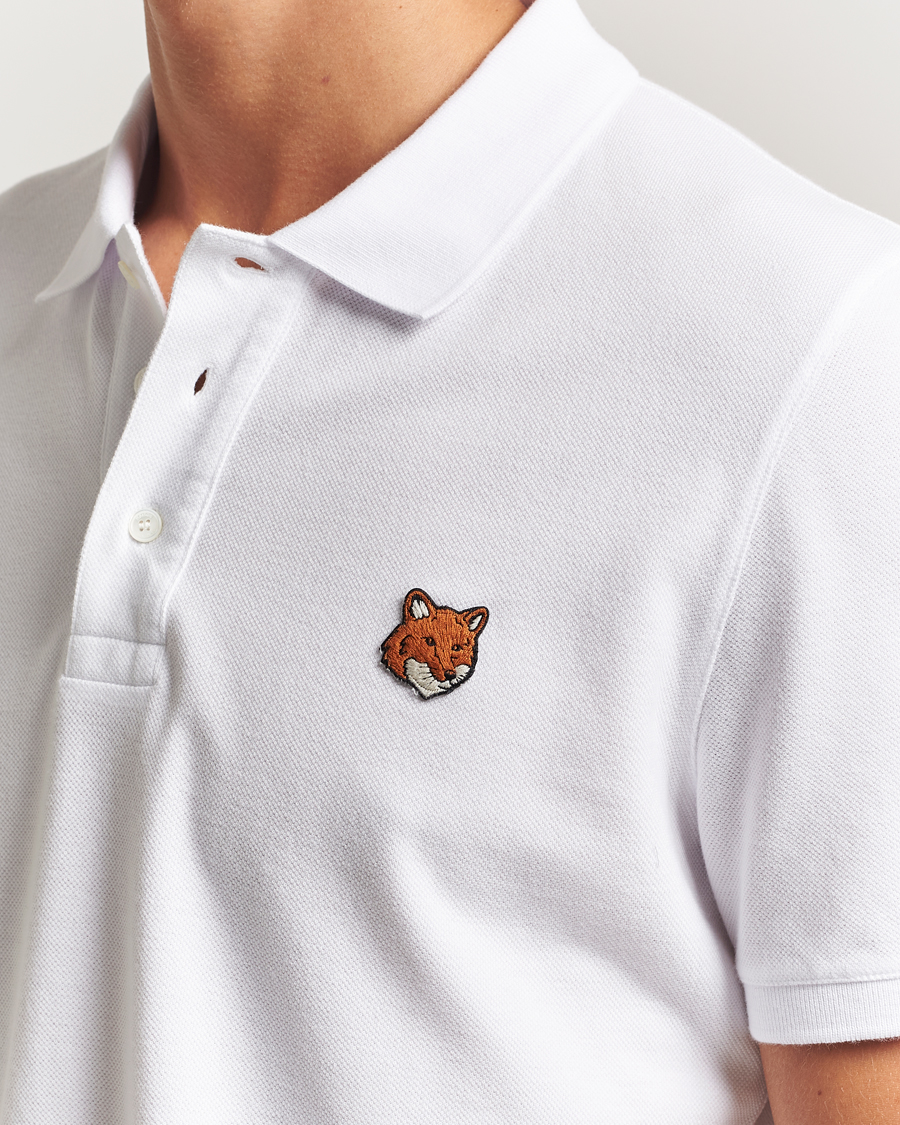 Herre | Polotrøjer | Maison Kitsuné | Fox Head Polo White
