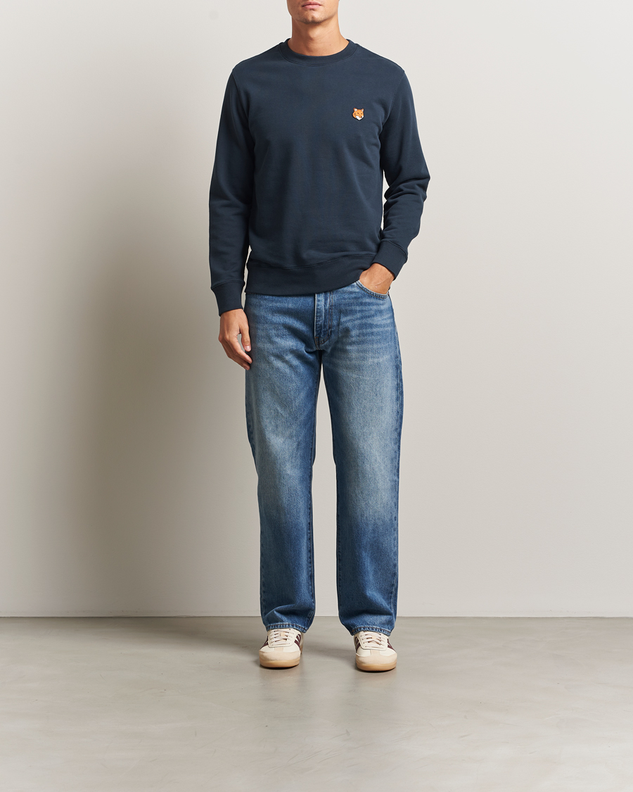 Herre | Trøjer | Maison Kitsuné | Fox Head Sweatshirt Classic Navy