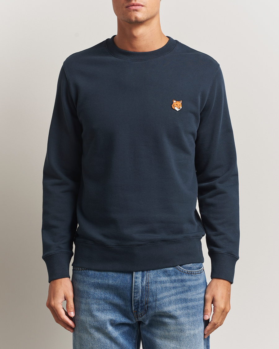 Herre | Trøjer | Maison Kitsuné | Fox Head Sweatshirt Classic Navy