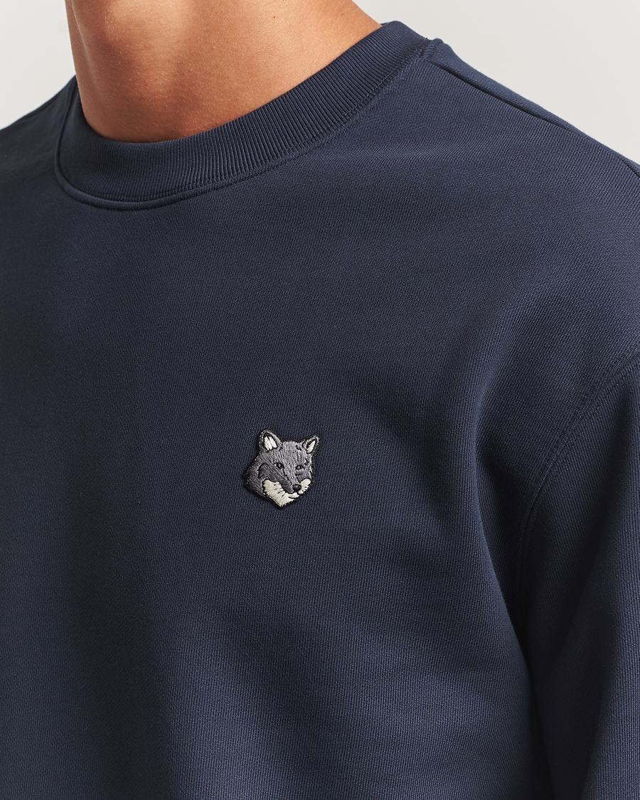 Herre | Trøjer | Maison Kitsuné | Grey Fox Head Sweatshirt Classic Navy