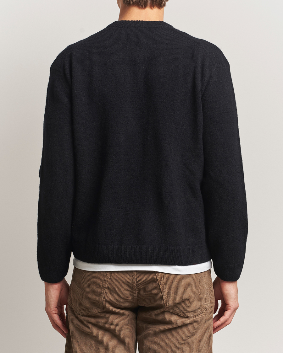 Herre | Trøjer | Maison Kitsuné | Grey Fox Head Lambswool Sweater Black