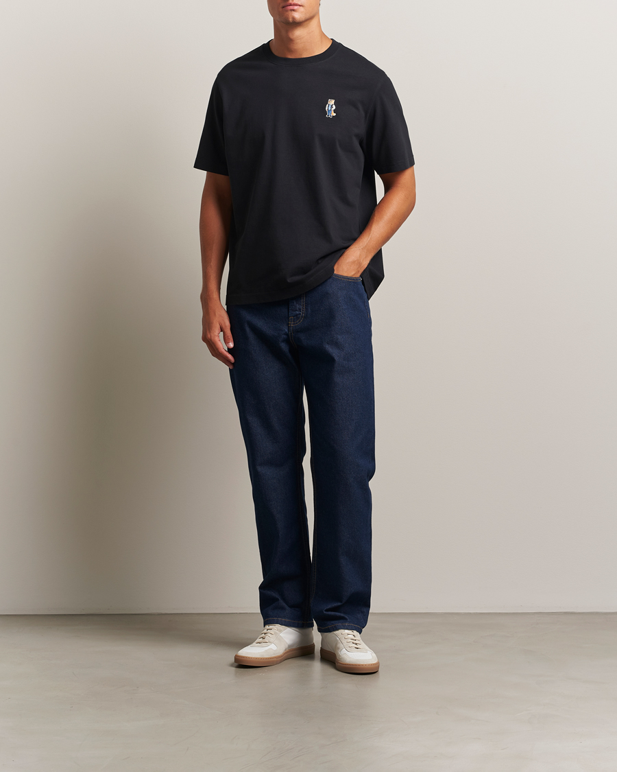 Herre | T-Shirts | Maison Kitsuné | Dressed Fox T-Shirt Black