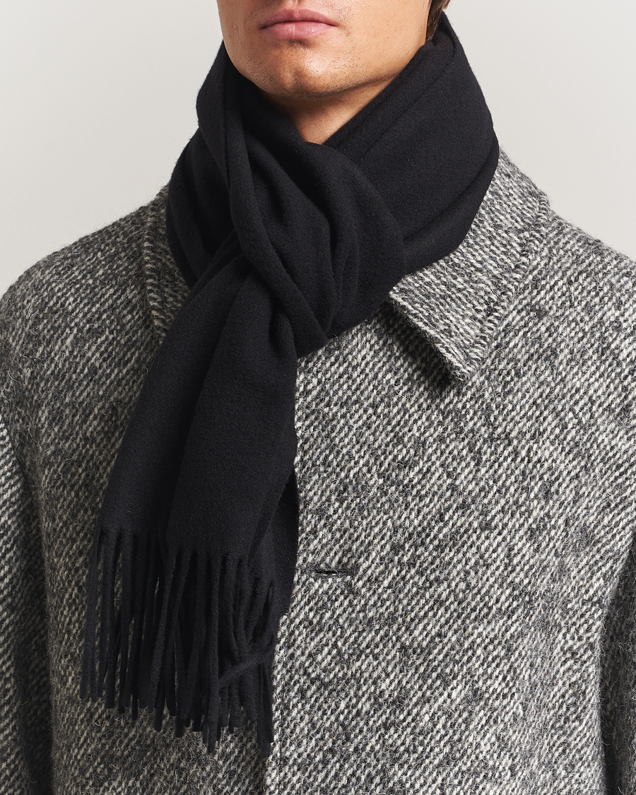 Herre | Halstørklæder | Tiger of Sweden | Sylan Wool Scarf Black