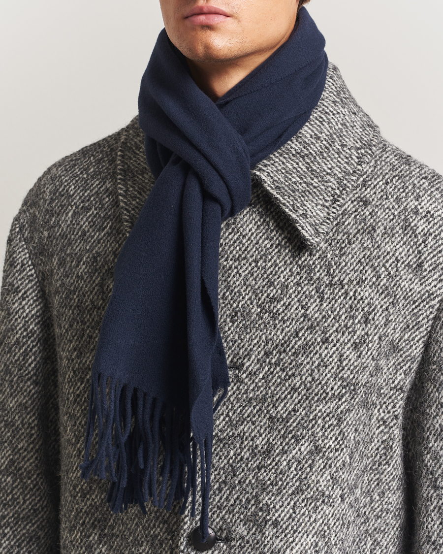 Herre | Halstørklæder | Tiger of Sweden | Sylan Wool Scarf Light Ink