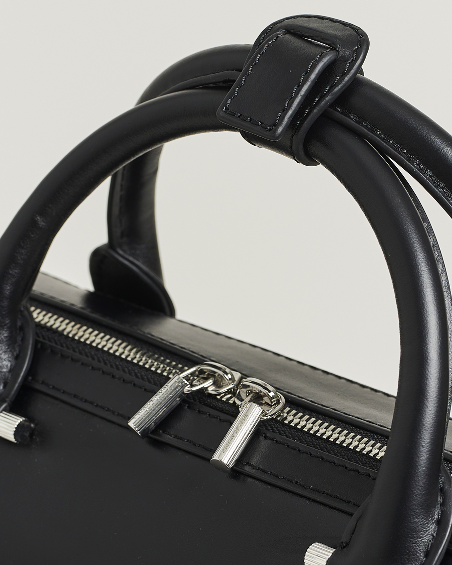 Herre | Tasker | Tiger of Sweden | Valise Smooth Leather Briefcase Black
