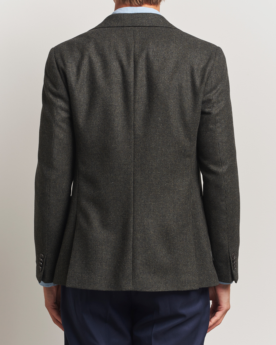 Herre | Blazere & jakker | Tiger of Sweden | Easer Wool Pepita Blazer Midnight Green