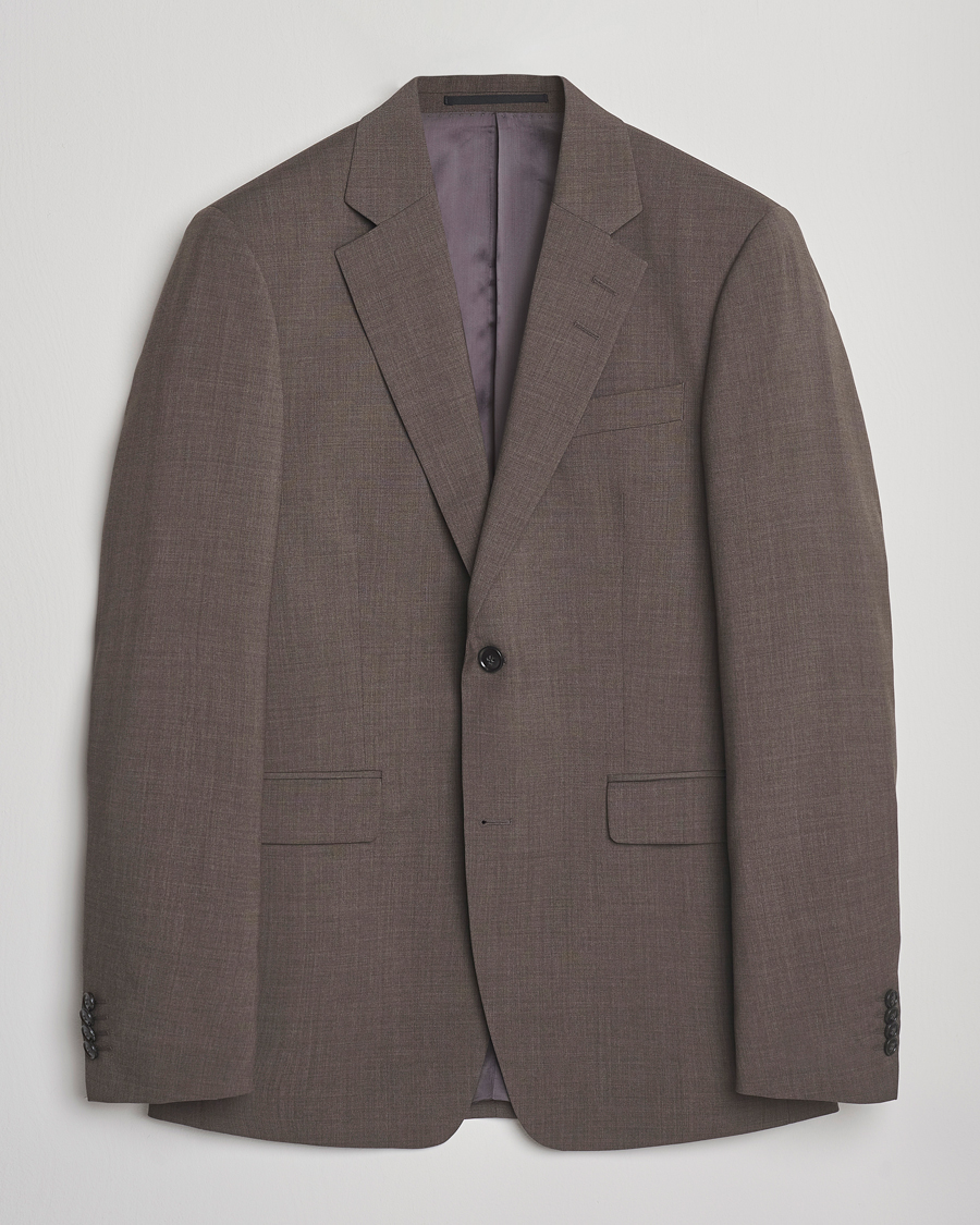 Herre | Blazere & jakker | Tiger of Sweden | Justin Wool Suit Blazer Mud