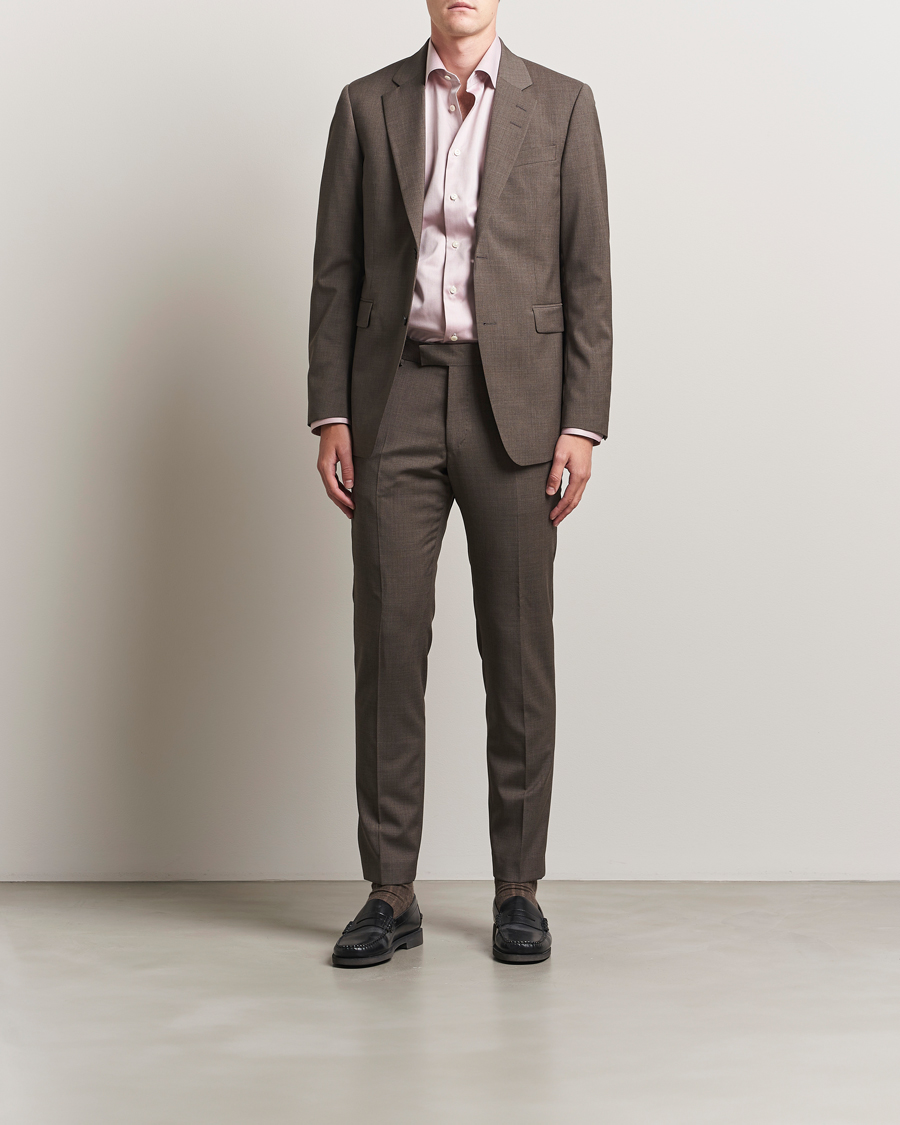 Herre | Blazere & jakker | Tiger of Sweden | Justin Wool Suit Blazer Mud