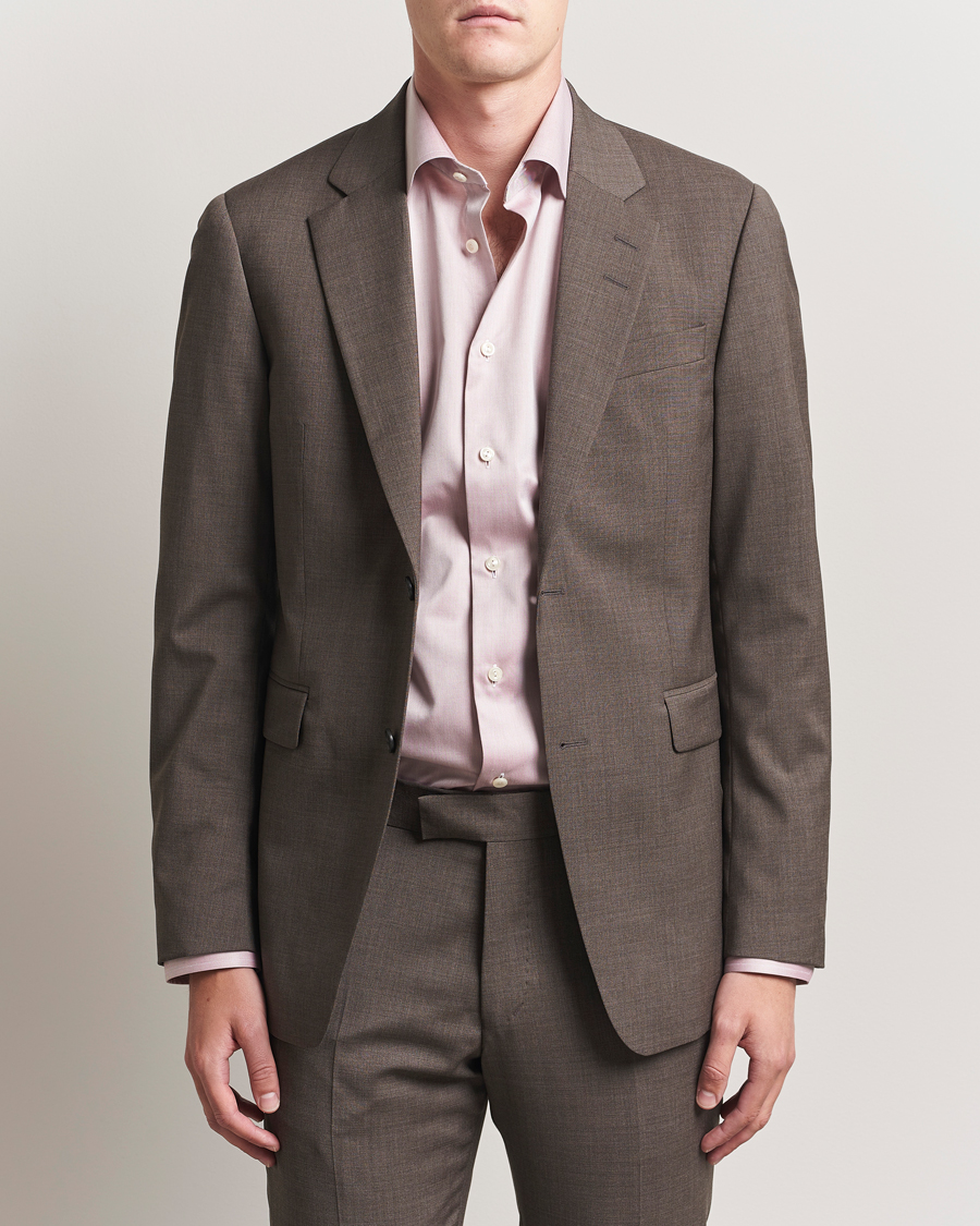 Herre | Blazere & jakker | Tiger of Sweden | Justin Wool Suit Blazer Mud