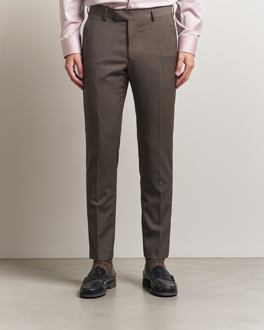 Herre | Bukser | Tiger of Sweden | Tenuta Wool Suit Trousers Mud
