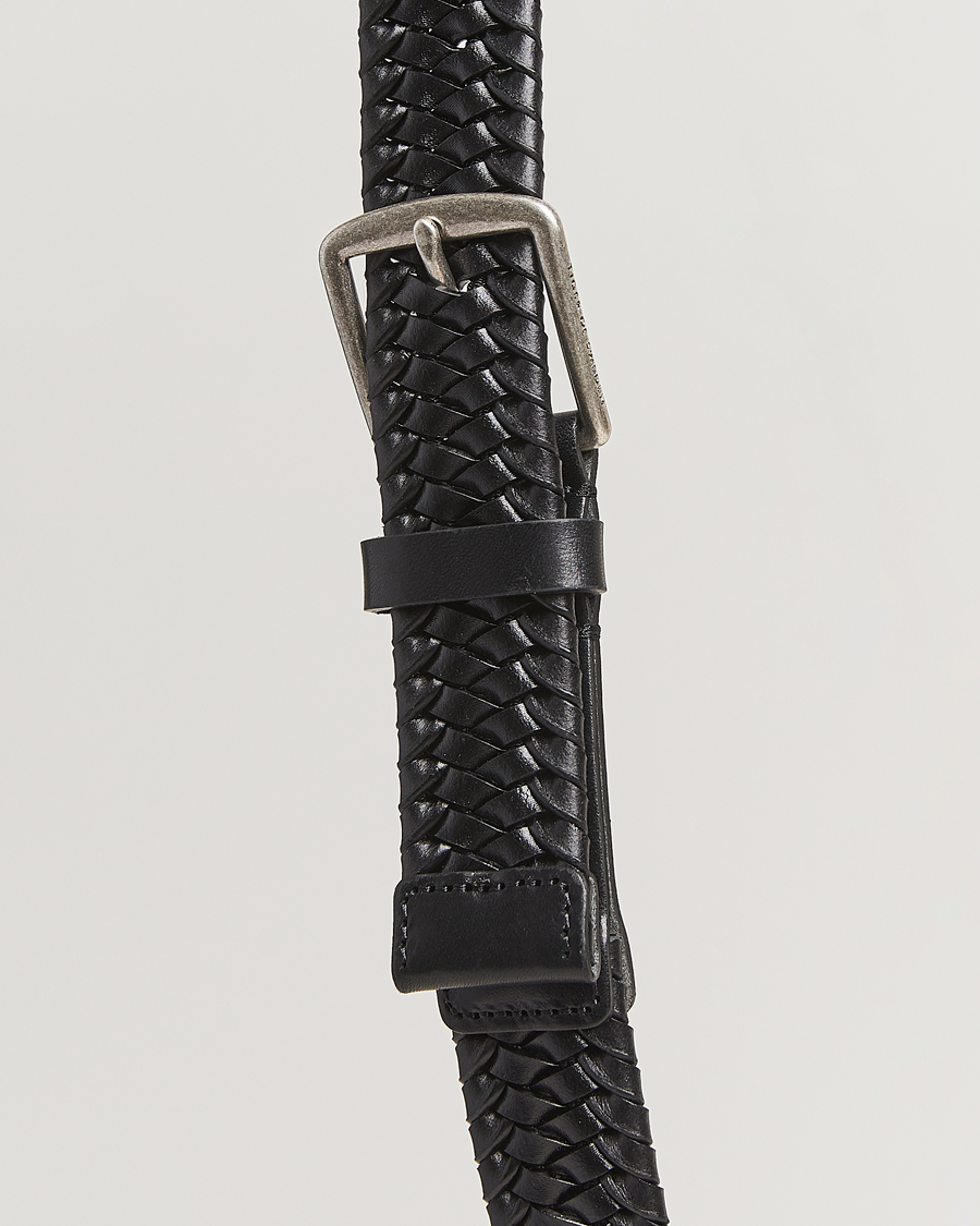 Herre | Bælter | Tiger of Sweden | Braidant Braided Belt Black