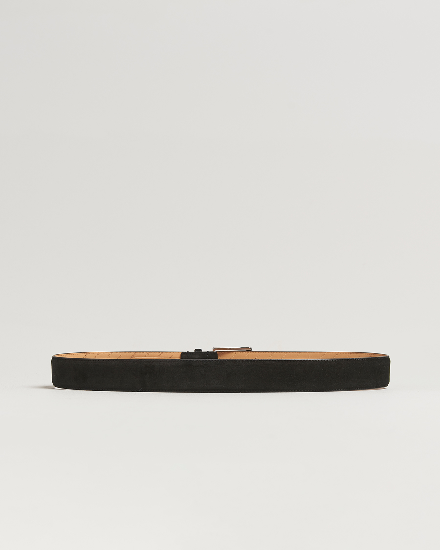 Herre | Bælter | Tiger of Sweden | Bergstroms Suede Belt Black
