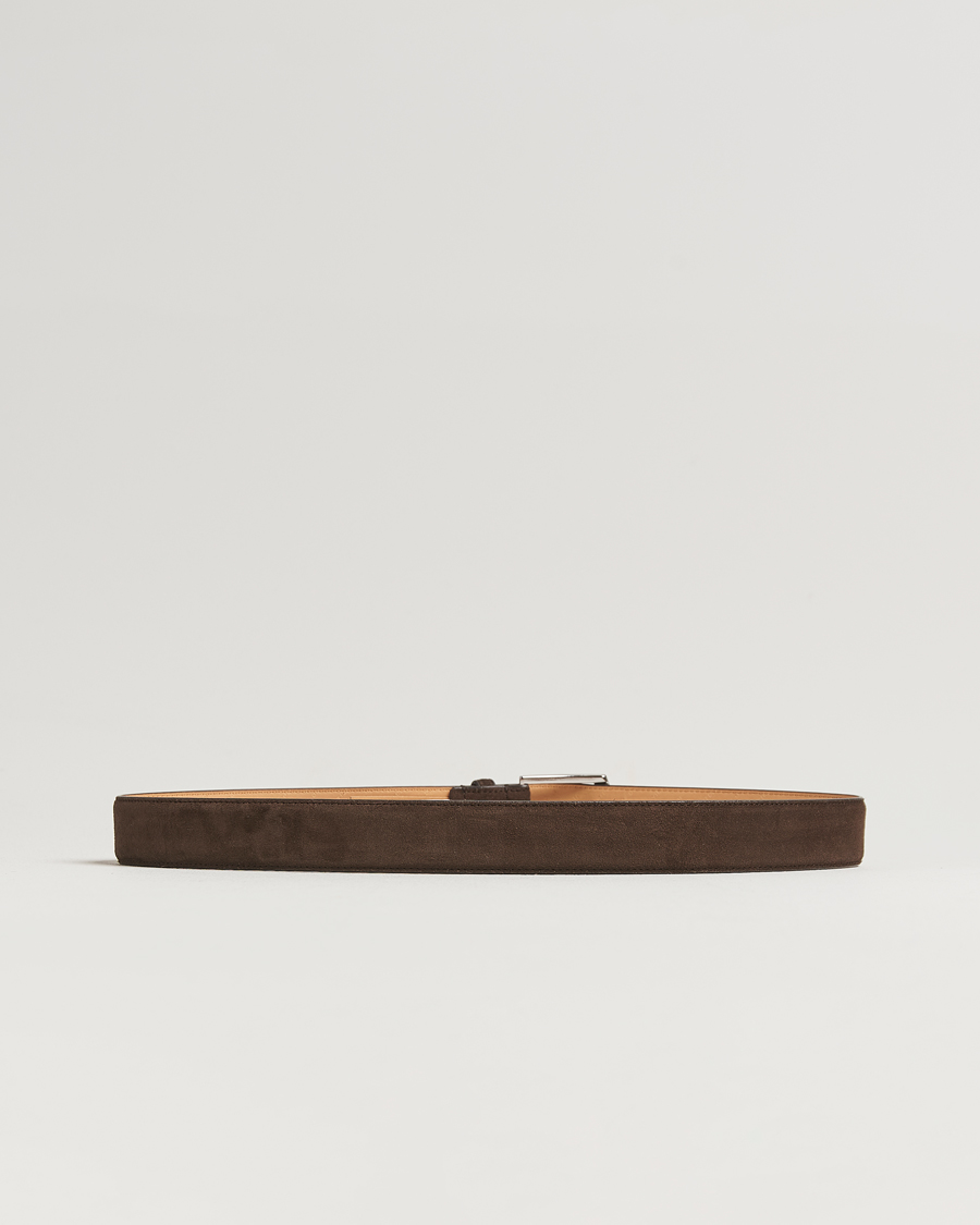 Herre | Bælter | Tiger of Sweden | Bergstroms Suede Belt Dark Brown
