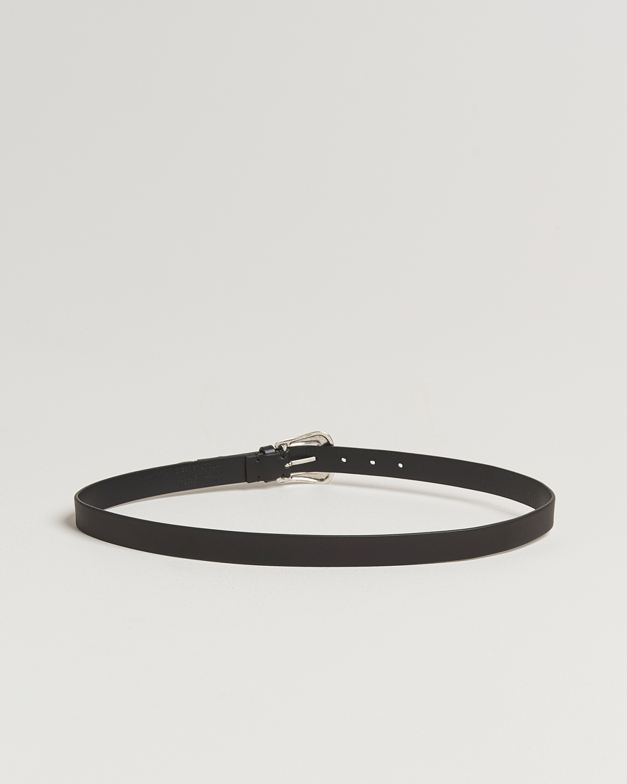 Herre | Bælter | Tiger of Sweden | Ecus Western Leather Belt Black