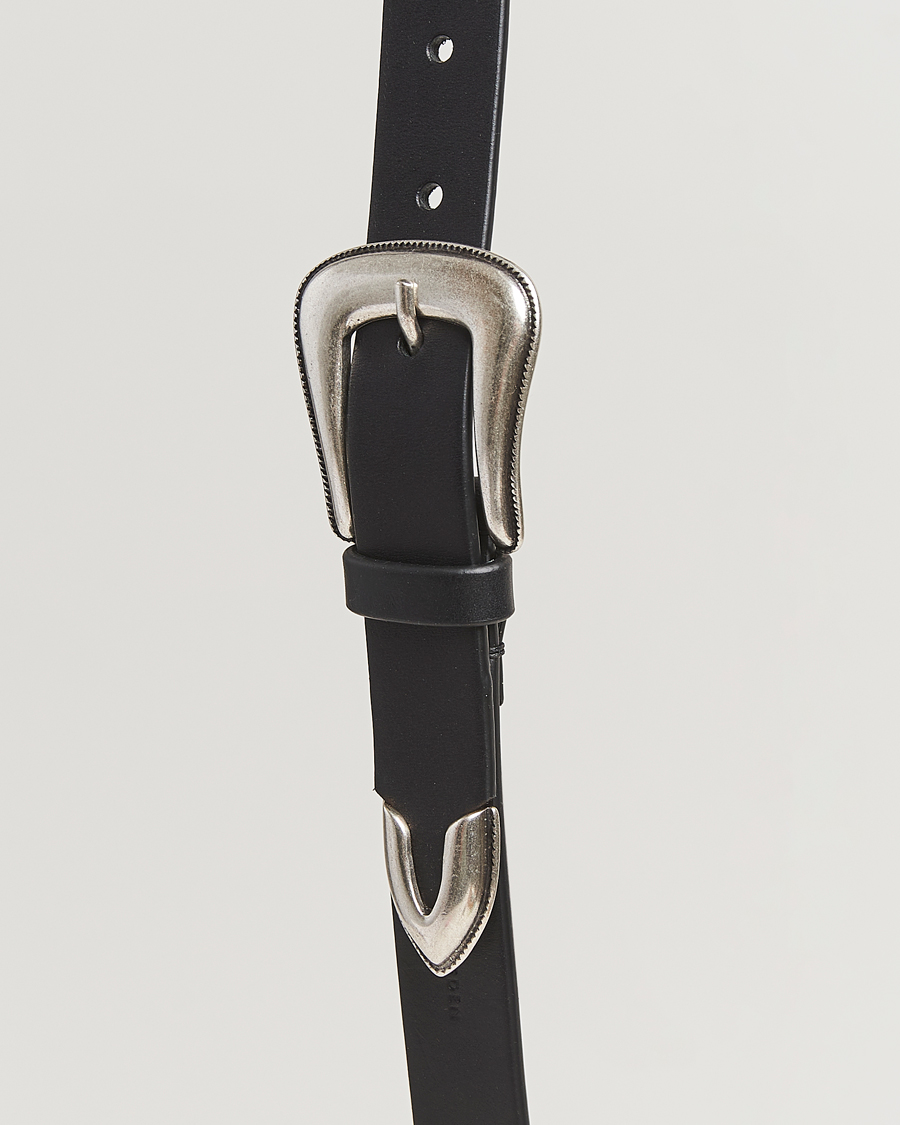 Herre | Bælter | Tiger of Sweden | Ecus Western Leather Belt Black