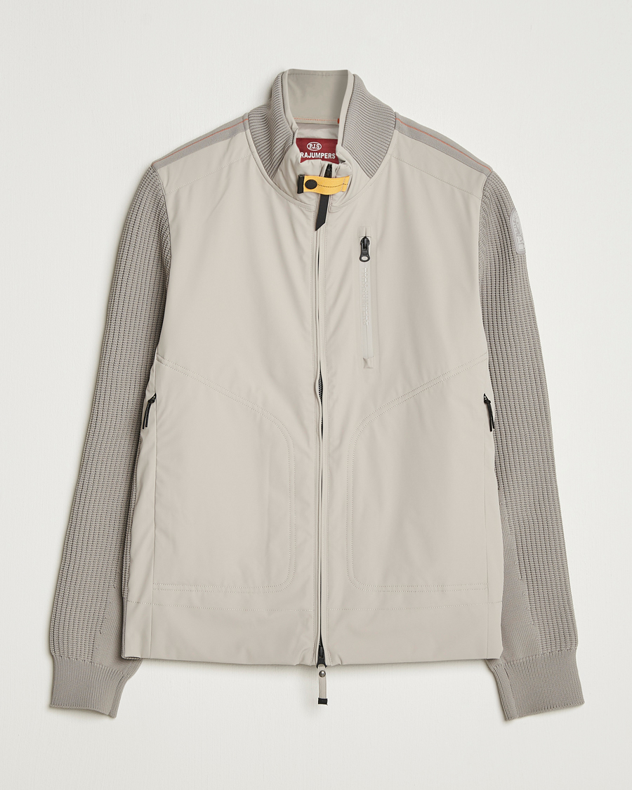 Herre | Jakker | Parajumpers | Zorba Tech Knit Hybrid Jacket Chateau Grey