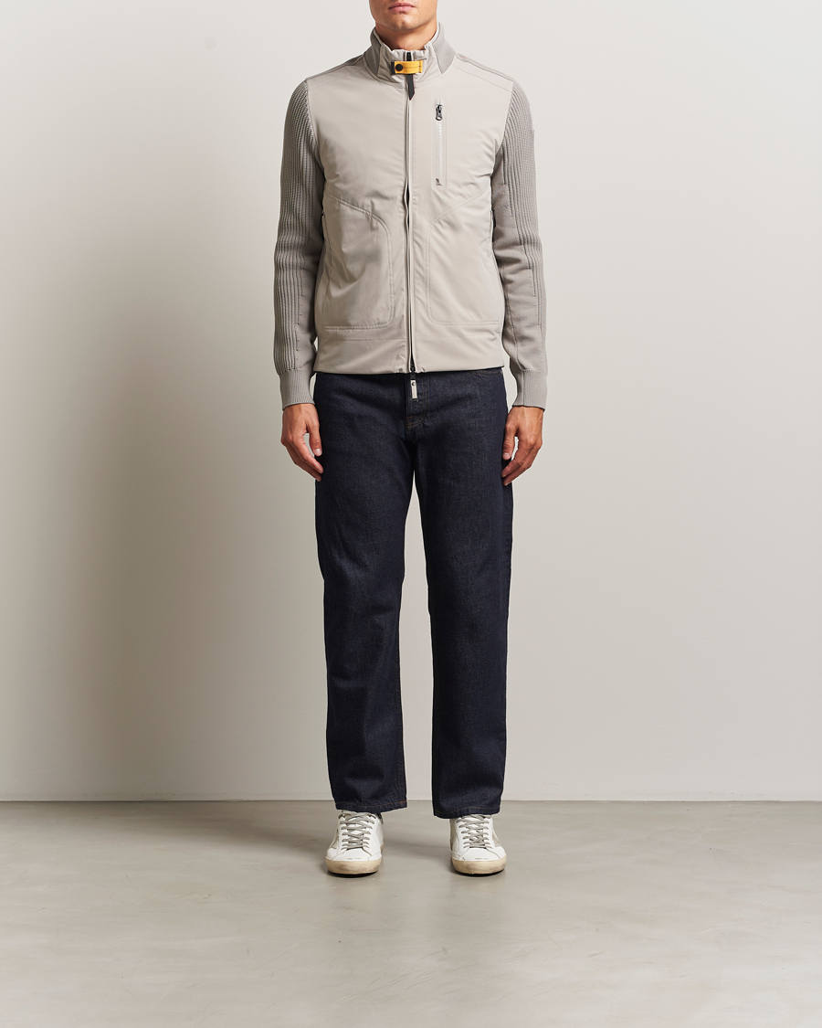 Herre | Jakker | Parajumpers | Zorba Tech Knit Hybrid Jacket Chateau Grey