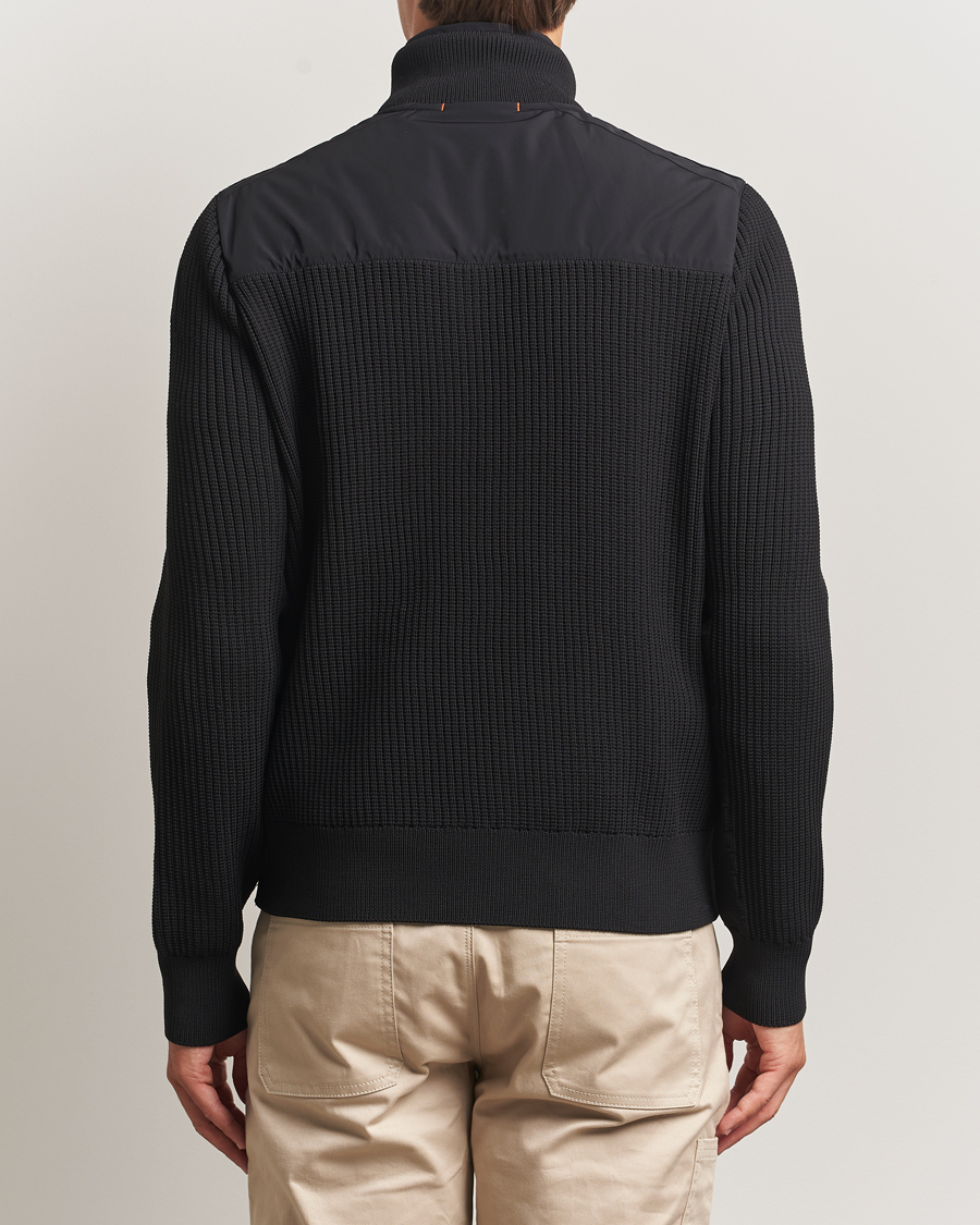 Herre | Jakker | Parajumpers | Zorba Tech Knit Hybrid Jacket Black