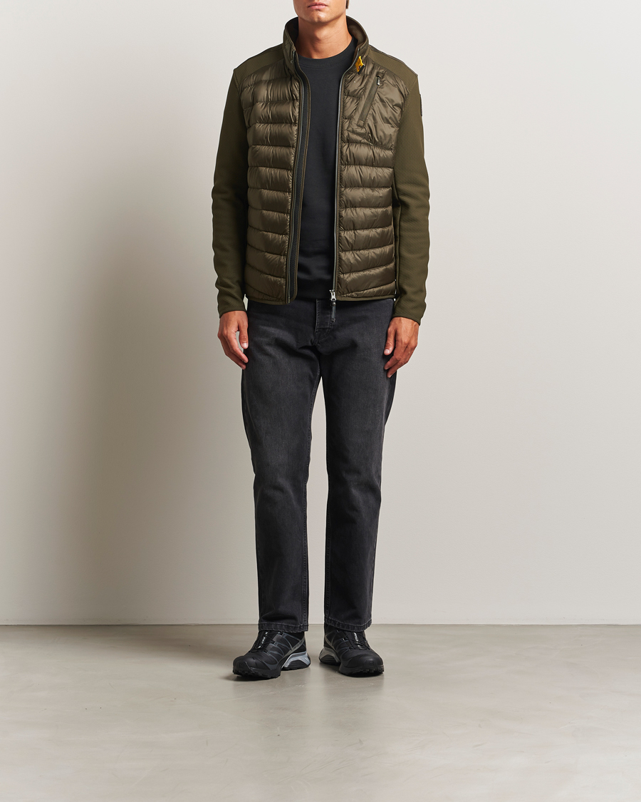 Herre | Jakker | Parajumpers | Jayden Warm Up Hybrid Jacket Deep Moss