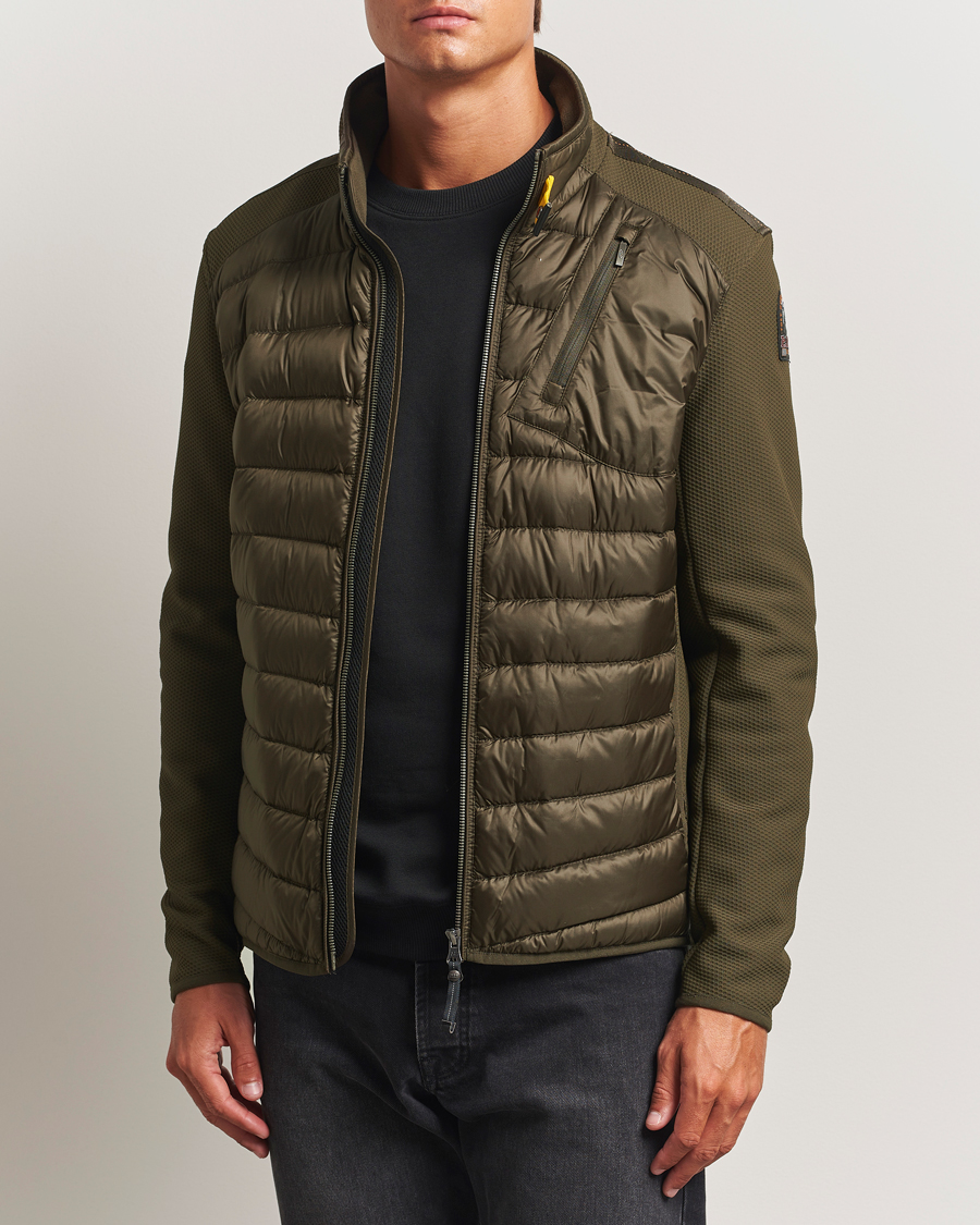 Herre | Jakker | Parajumpers | Jayden Warm Up Hybrid Jacket Deep Moss