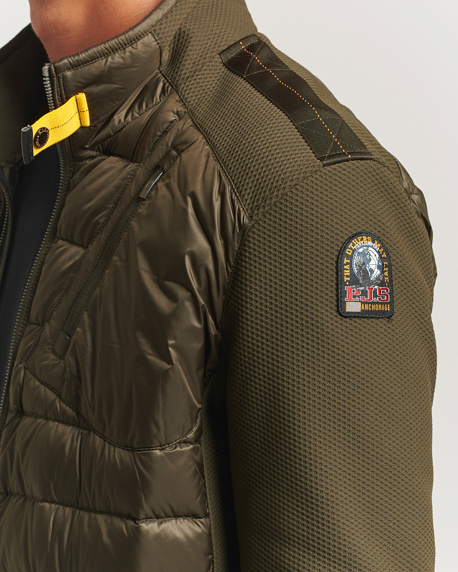 Herre | Jakker | Parajumpers | Jayden Warm Up Hybrid Jacket Deep Moss