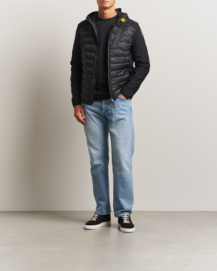 Herre | Jakker | Parajumpers | Nolan Warm Up Hybrid Hooded Jacket Black