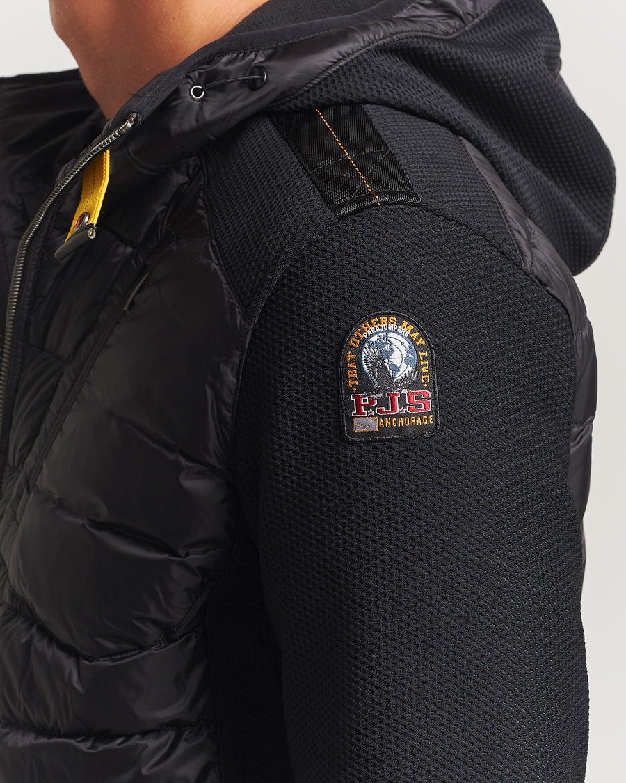 Herre | Jakker | Parajumpers | Nolan Warm Up Hybrid Hooded Jacket Black