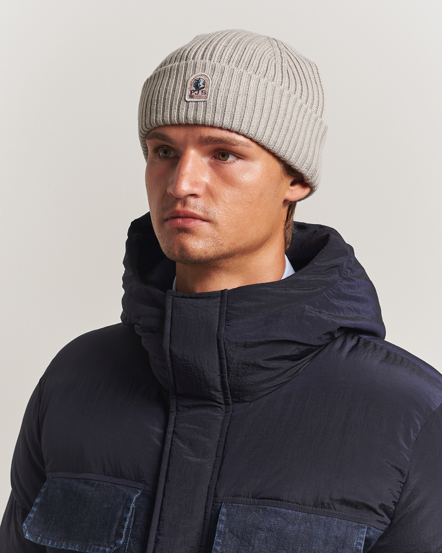Herre | Huer | Parajumpers | Ribbed Hat Chateau Grey