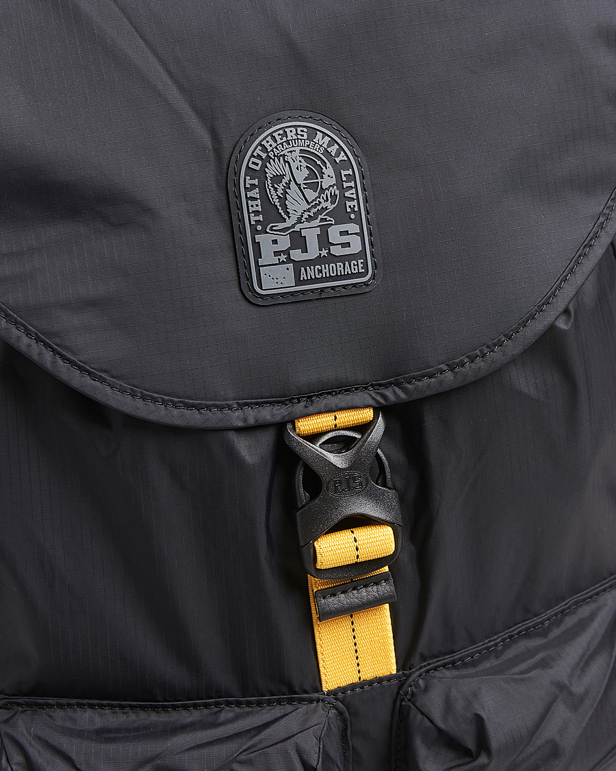 Herre | Tasker | Parajumpers | Mitchel Nylon Ripstop Backpack Black