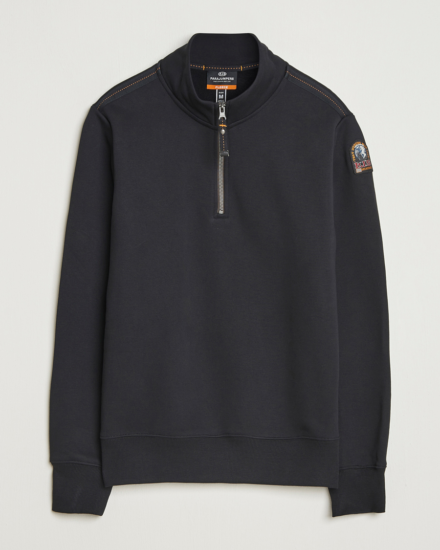 Herre | Trøjer | Parajumpers | Broad Peak Super Easy Half Zip Sweatshirt Black