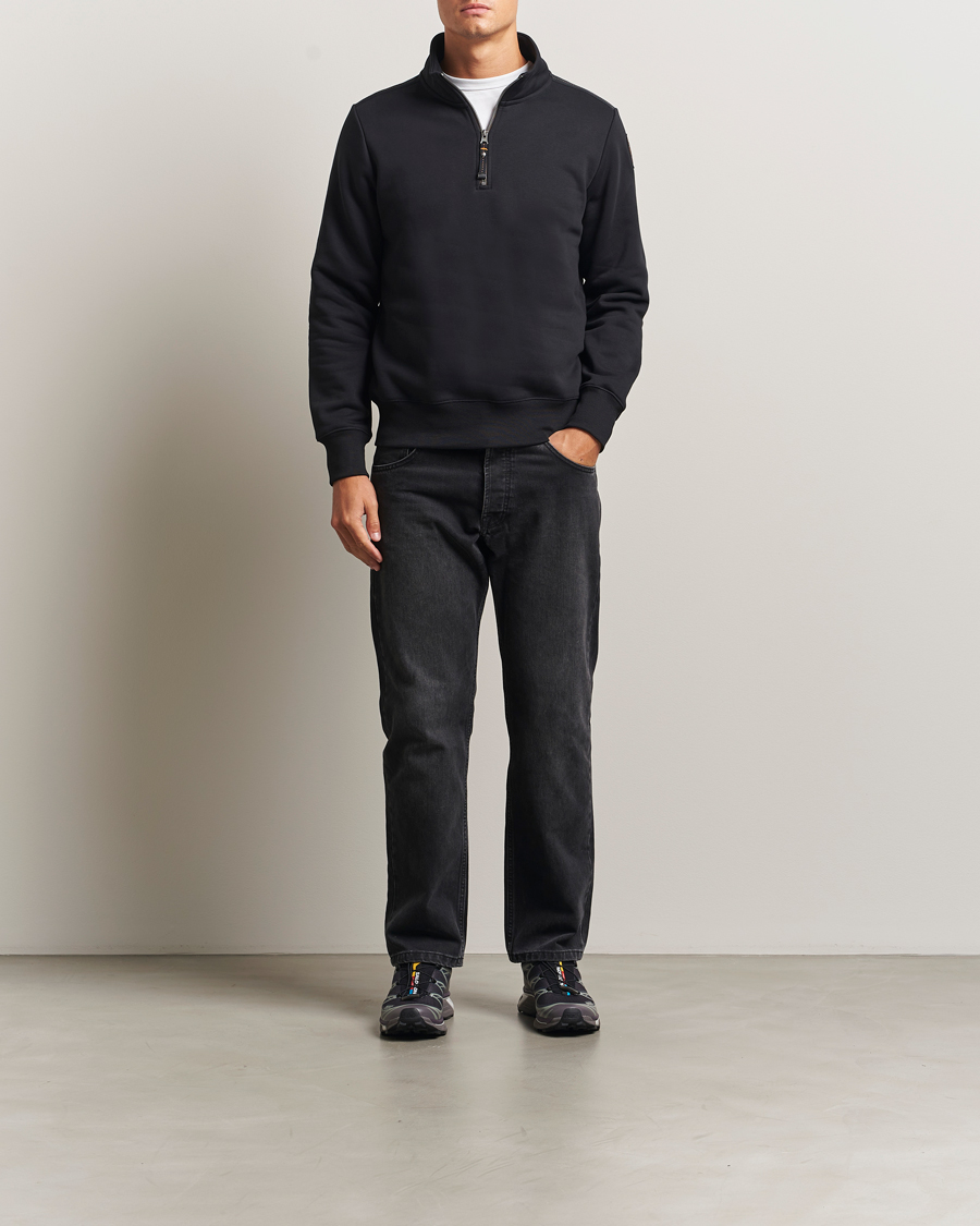 Herre | Trøjer | Parajumpers | Broad Peak Super Easy Half Zip Sweatshirt Black