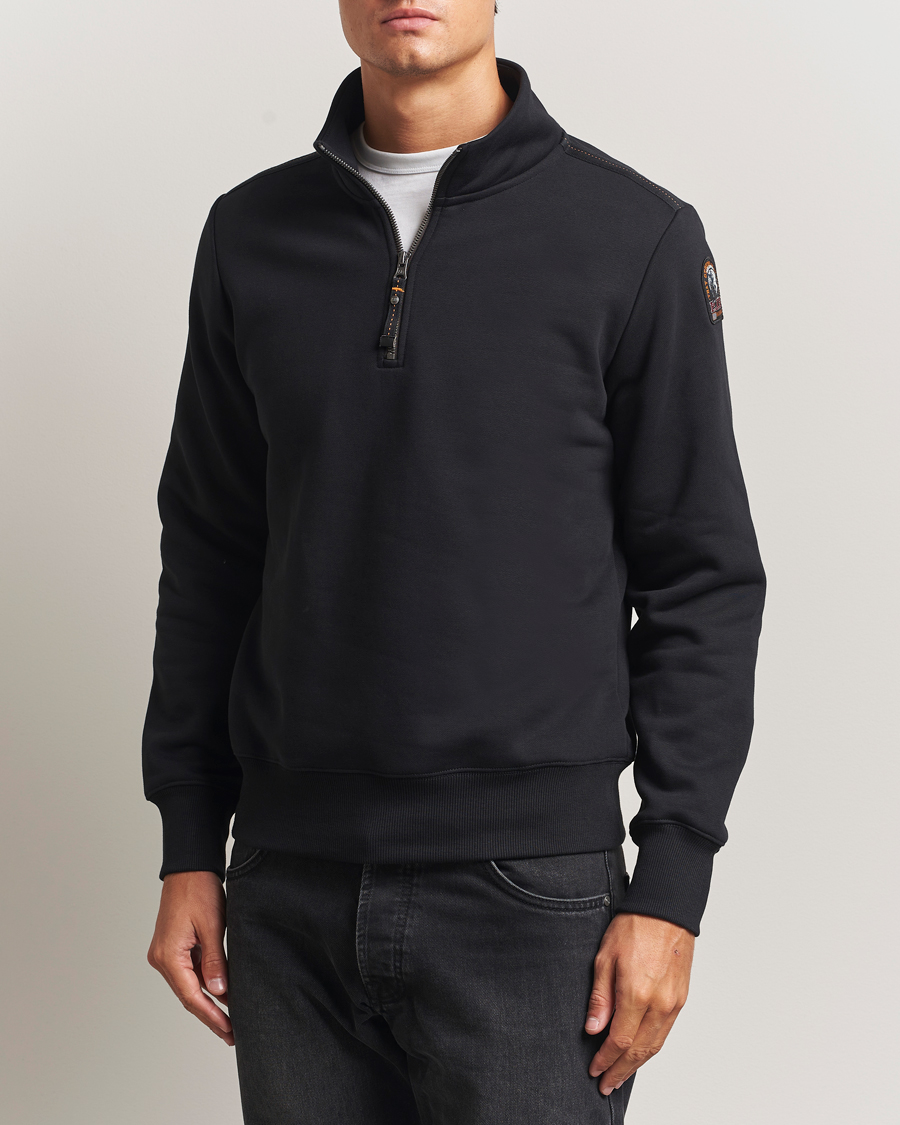 Herre | Trøjer | Parajumpers | Broad Peak Super Easy Half Zip Sweatshirt Black