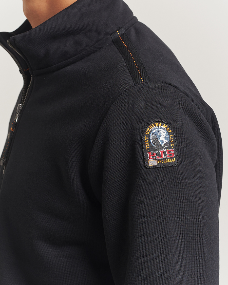 Herre | Trøjer | Parajumpers | Broad Peak Super Easy Half Zip Sweatshirt Black