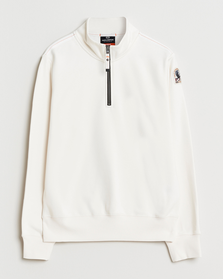 Herre | Trøjer | Parajumpers | Broad Peak Super Easy Half Zip Sweatshirt Purity