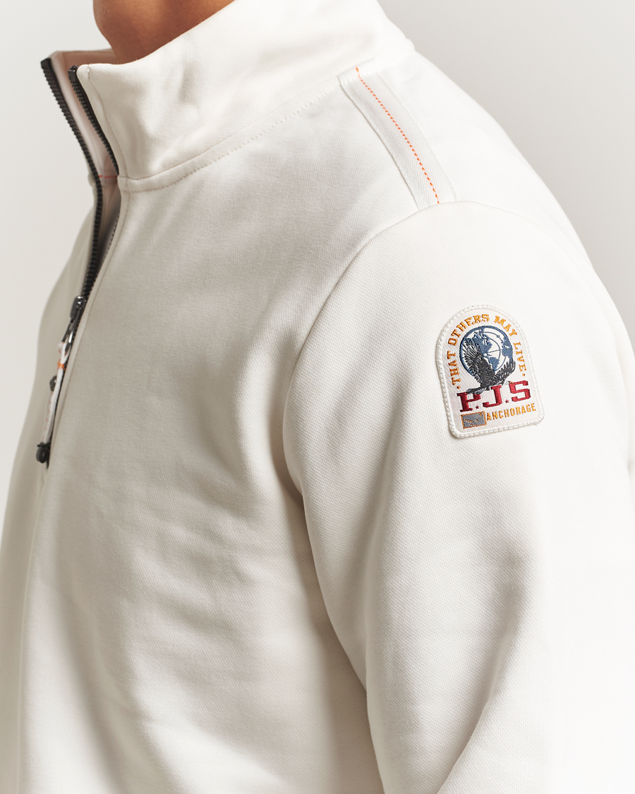 Herre | Trøjer | Parajumpers | Broad Peak Super Easy Half Zip Sweatshirt Purity