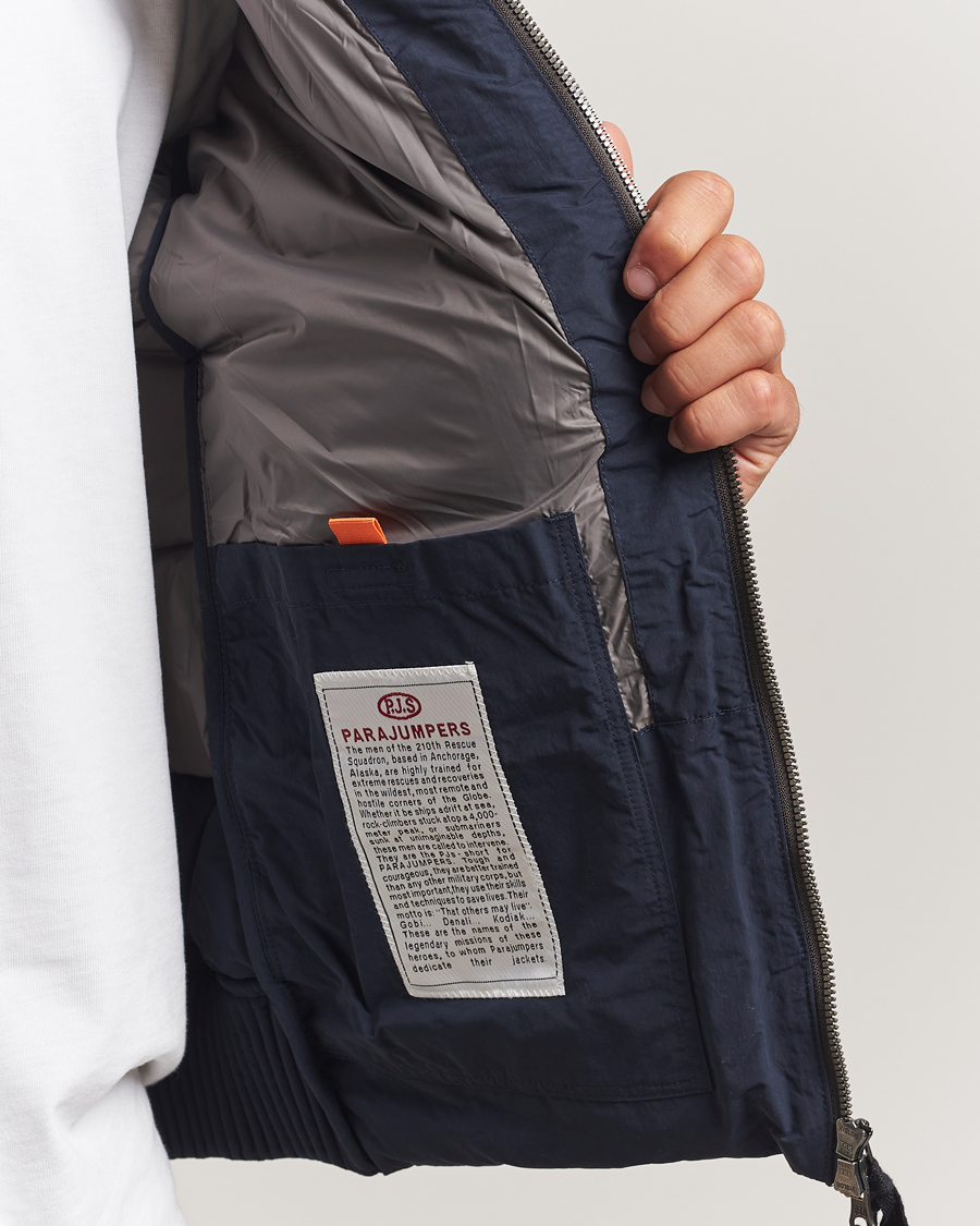 Herre | Jakker | Parajumpers | Cassian Matte Down Jacket Blue Navy