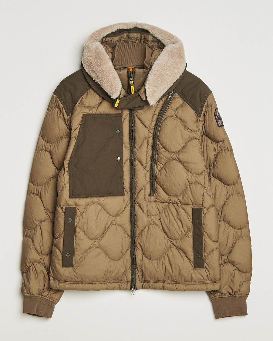 Herre | Jakker | Parajumpers | Akutan Union Down Jacket Earth/Deep Moss
