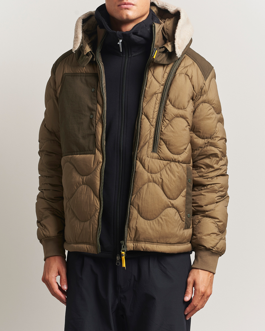 Herre | Jakker | Parajumpers | Akutan Union Down Jacket Earth/Deep Moss