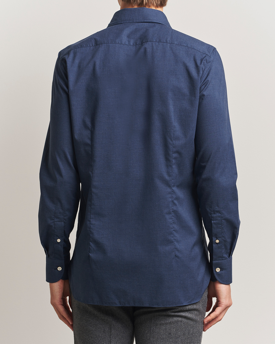 Herre | Skjorter | 100Hands | Cotton Melange Cut Away Shirt Light Blue