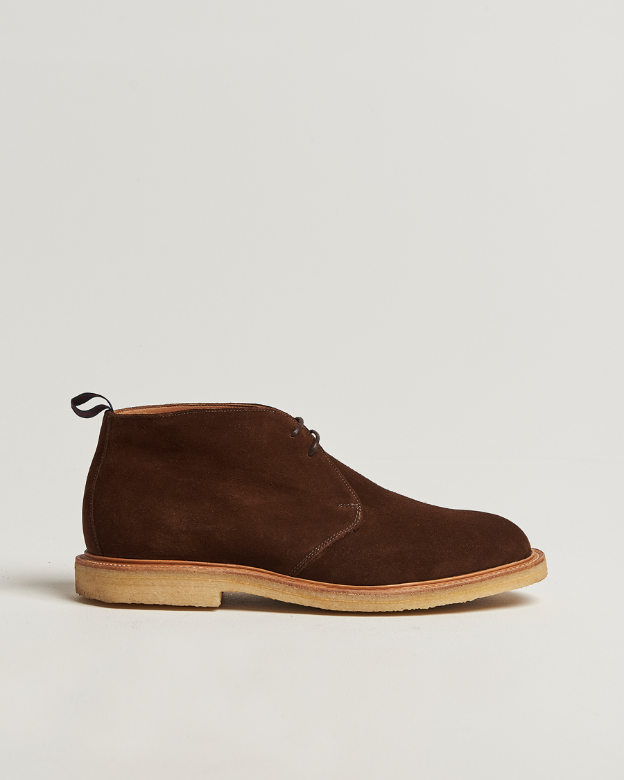 Herre | Støvler | Sanders | Bertie Crepe Sole Suede Chukka Polo Snuff