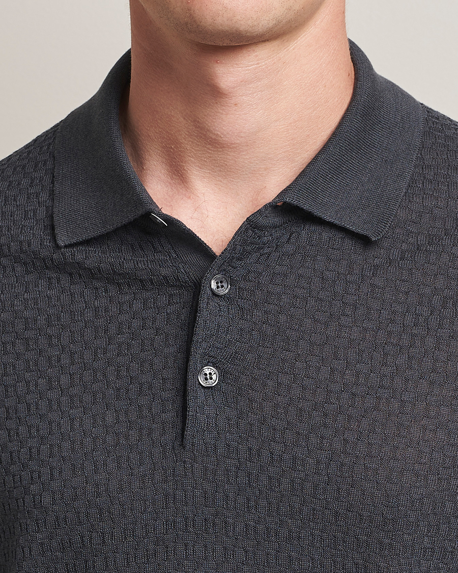 Herre | Polotrøjer | Orlebar Brown | Burnham Silk/Cotton Polo Granite