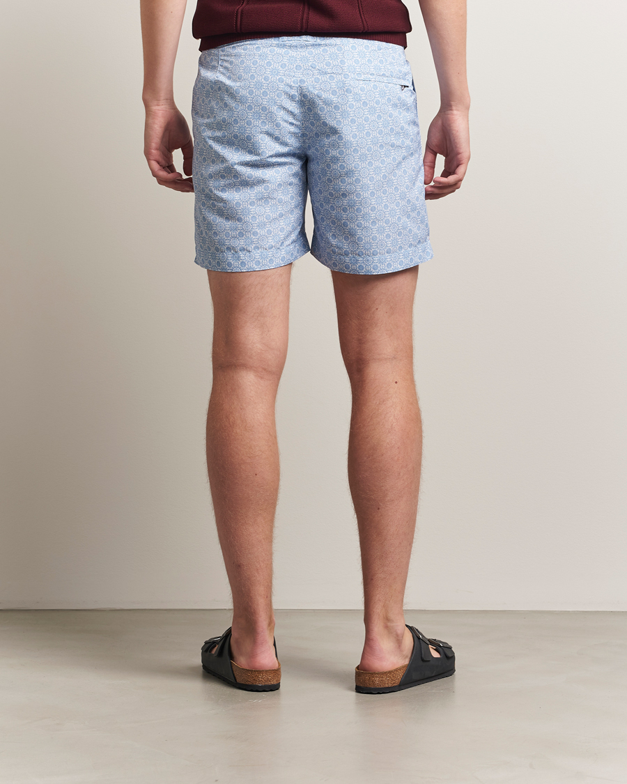 Herre | Badebukser | Orlebar Brown | Bulldog Alchemy Swimshorts Wave Blue