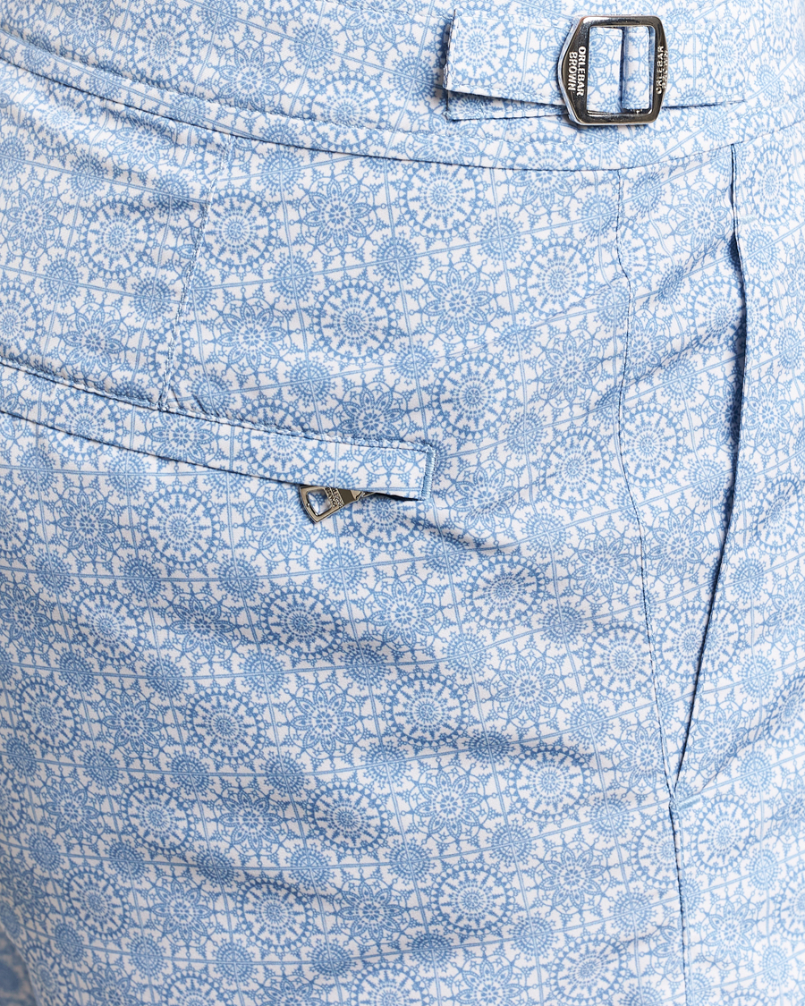 Herre | Badebukser | Orlebar Brown | Bulldog Alchemy Swimshorts Wave Blue