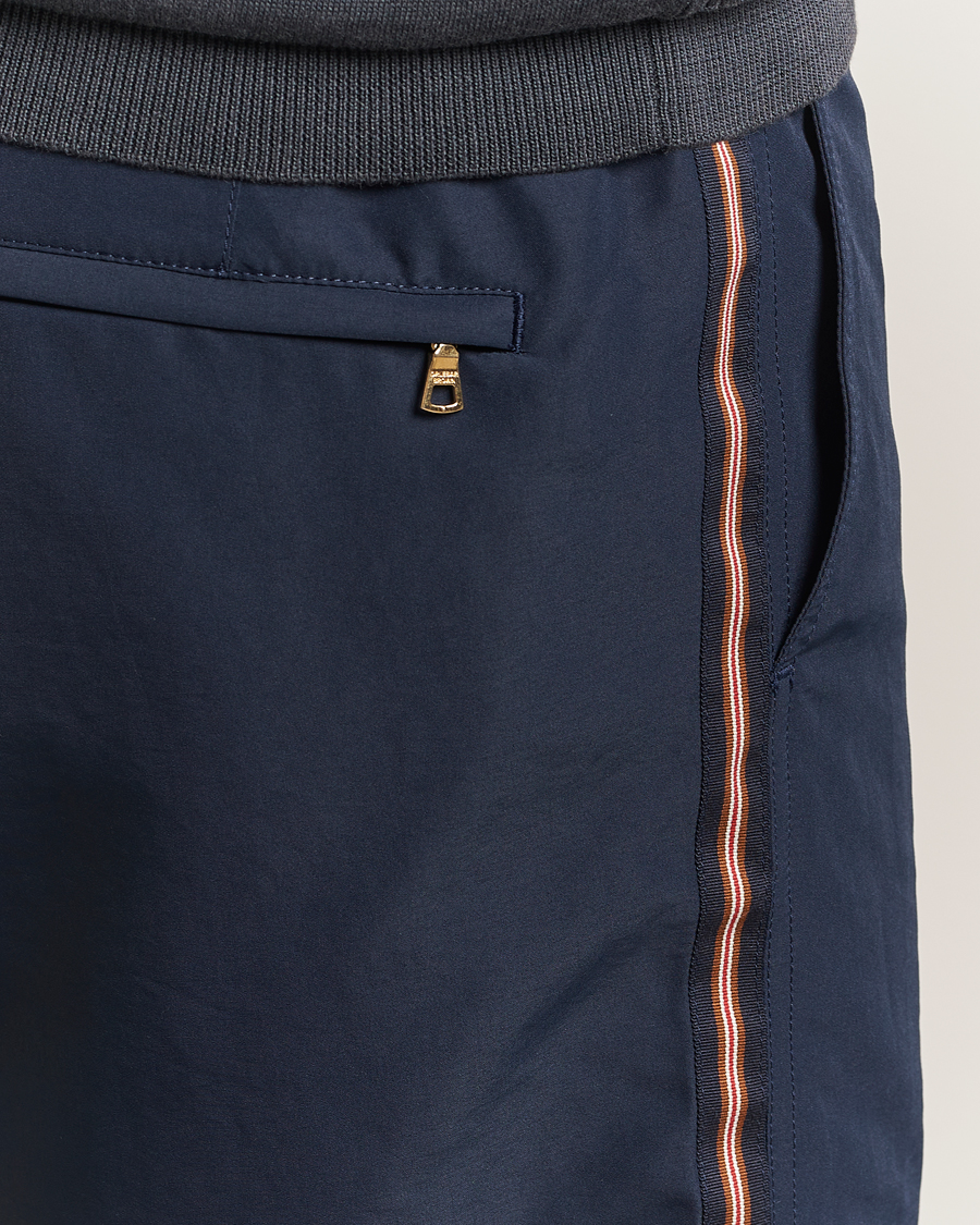 Herre | Badebukser | Orlebar Brown | Bulldog Drawcord Stripe Swimshorts Night Iris