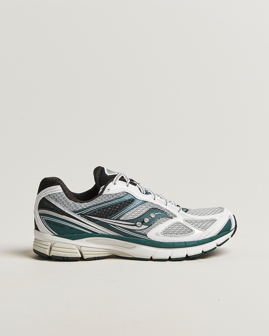 Herre | Sneakers | Saucony | Guide 7 Running Sneaker White/Pine