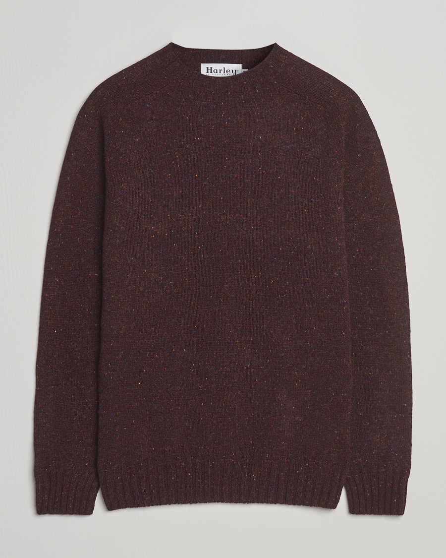 Herre | Trøjer | Harley Of Scotland | Donegal Wool Crewneck Lewis