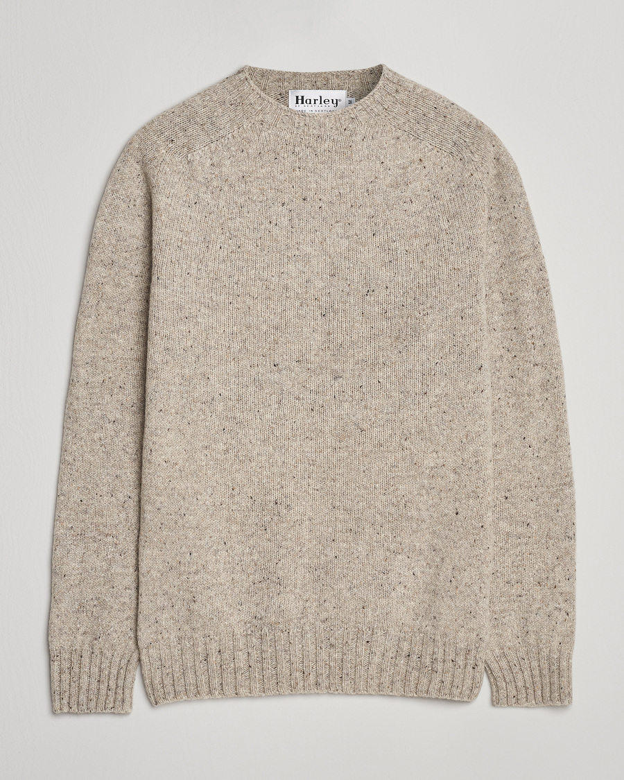 Herre | Trøjer | Harley Of Scotland | Donegal Wool Crewneck Mull